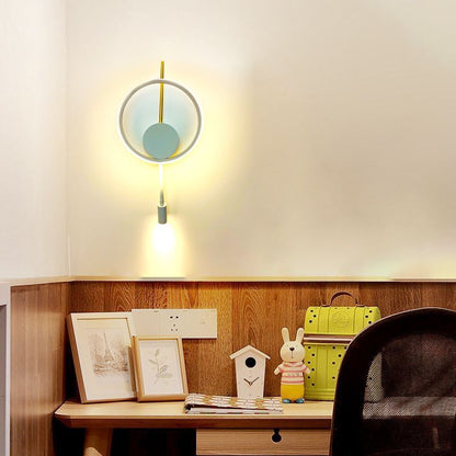 Scandinavian Iron Aluminum Acrylic LED Wall Sconce Lamp