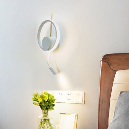Scandinavian Iron Aluminum Acrylic LED Wall Sconce Lamp