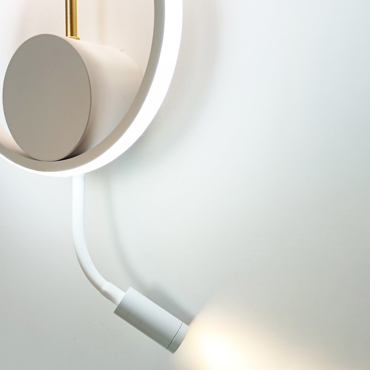 Scandinavian Iron Aluminum Acrylic LED Wall Sconce Lamp