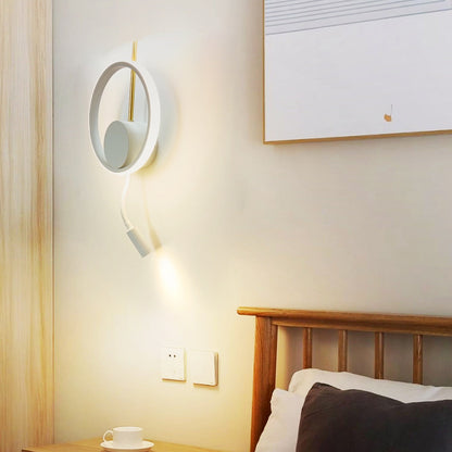 Scandinavian Iron Aluminum Acrylic LED Wall Sconce Lamp