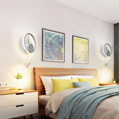 Scandinavian Iron Aluminum Acrylic LED Wall Sconce Lamp