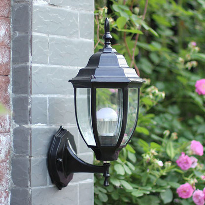 Waterproof Aluminum Glass 1-Light Wall Sconce Lamp