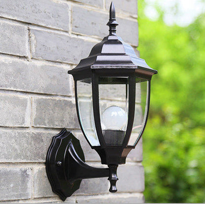 Waterproof Aluminum Glass 1-Light Wall Sconce Lamp