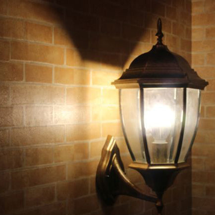 Waterproof Aluminum Glass 1-Light Wall Sconce Lamp
