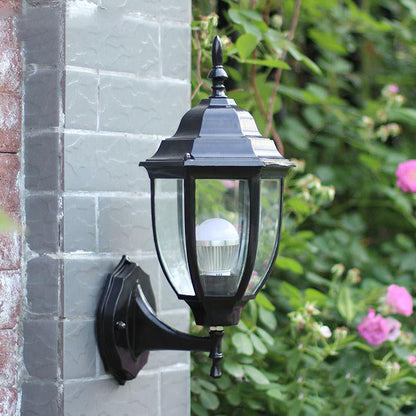 Waterproof Aluminum Glass 1-Light Wall Sconce Lamp