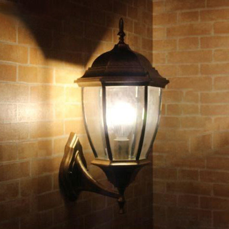 Waterproof Aluminum Glass 1-Light Wall Sconce Lamp