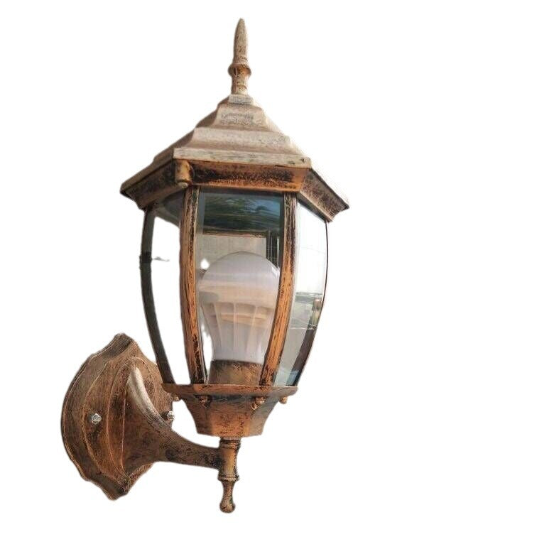Waterproof Aluminum Glass 1-Light Wall Sconce Lamp