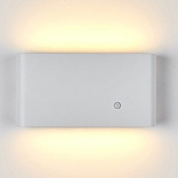Chargeable Rounded Edge Aluminum LED Wall Sconce Lamp