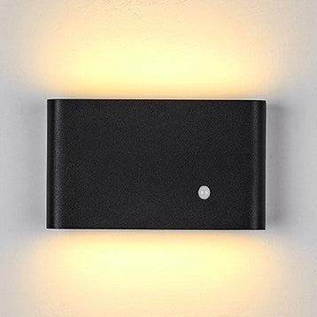 Chargeable Rounded Edge Aluminum LED Wall Sconce Lamp