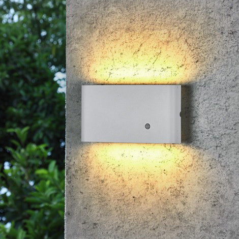 Chargeable Rounded Edge Aluminum LED Wall Sconce Lamp