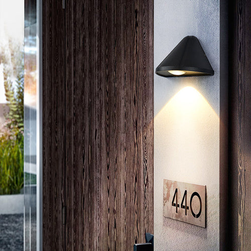 Waterproof Die-Cast Aluminum PC LED Wall Sconce Lamp