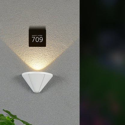 Waterproof Die-Cast Aluminum PC LED Wall Sconce Lamp