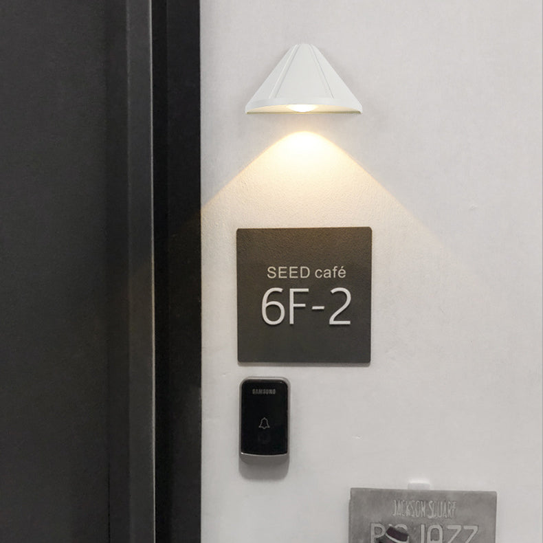 Waterproof Die-Cast Aluminum PC LED Wall Sconce Lamp