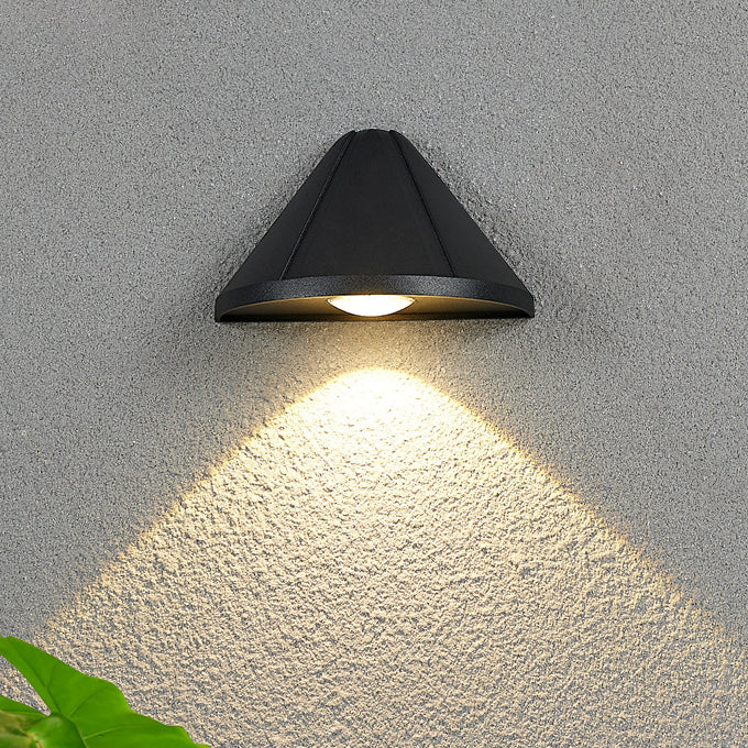 Waterproof Die-Cast Aluminum PC LED Wall Sconce Lamp