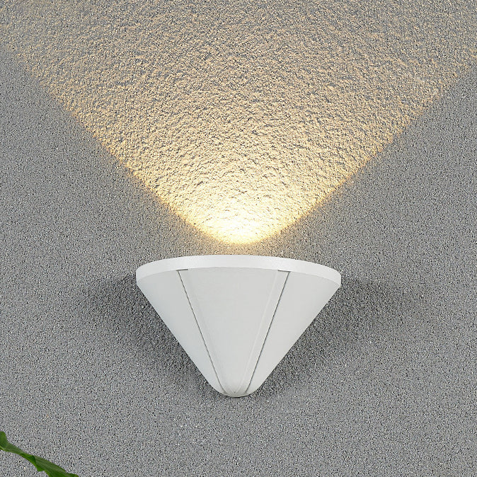 Waterproof Die-Cast Aluminum PC LED Wall Sconce Lamp