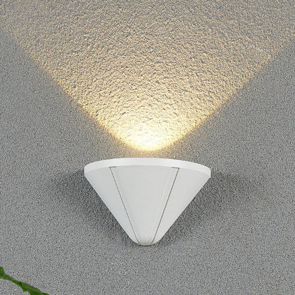 Waterproof Die-Cast Aluminum PC LED Wall Sconce Lamp