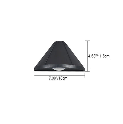 Waterproof Die-Cast Aluminum PC LED Wall Sconce Lamp