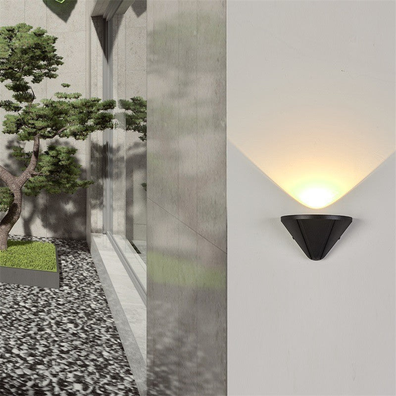 Waterproof Die-Cast Aluminum PC LED Wall Sconce Lamp