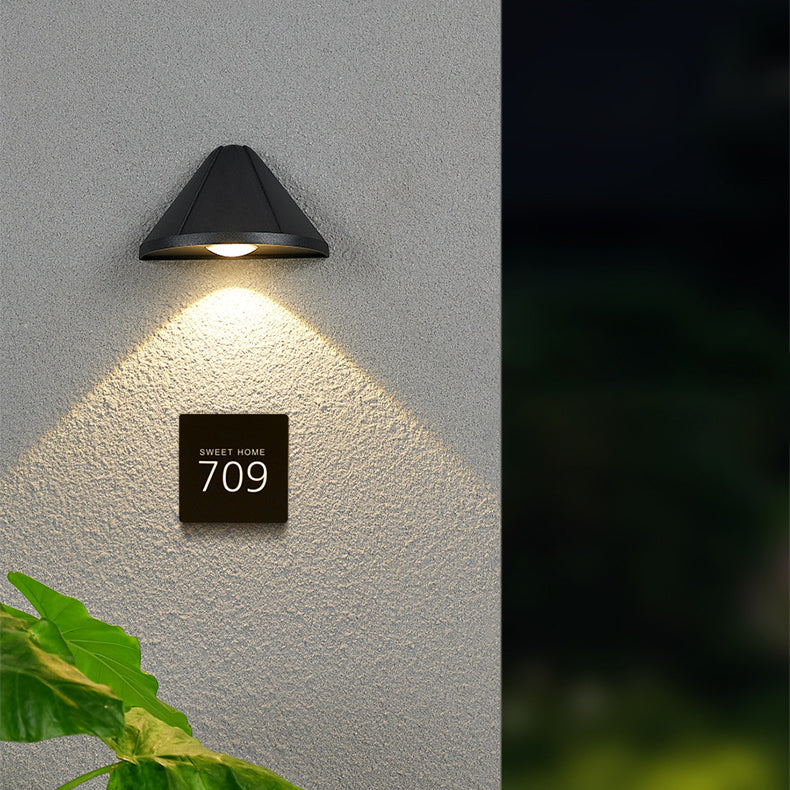 Waterproof Die-Cast Aluminum PC LED Wall Sconce Lamp
