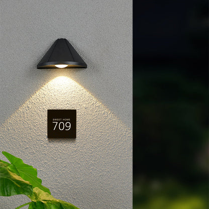 Waterproof Die-Cast Aluminum PC LED Wall Sconce Lamp