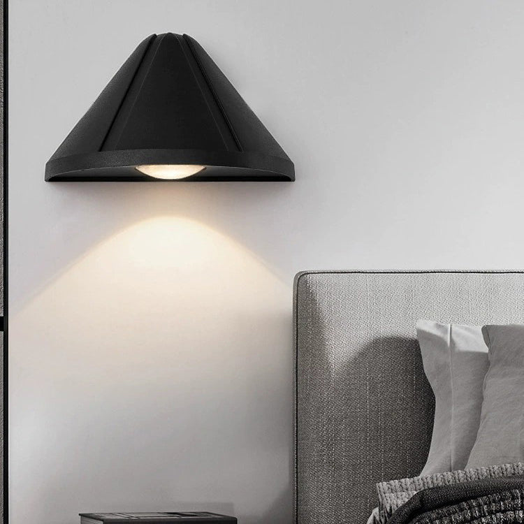 Waterproof Die-Cast Aluminum PC LED Wall Sconce Lamp
