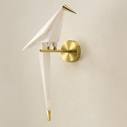 Scandinavian Platinized Metal Acrylic LED Wall Sconce Lamp