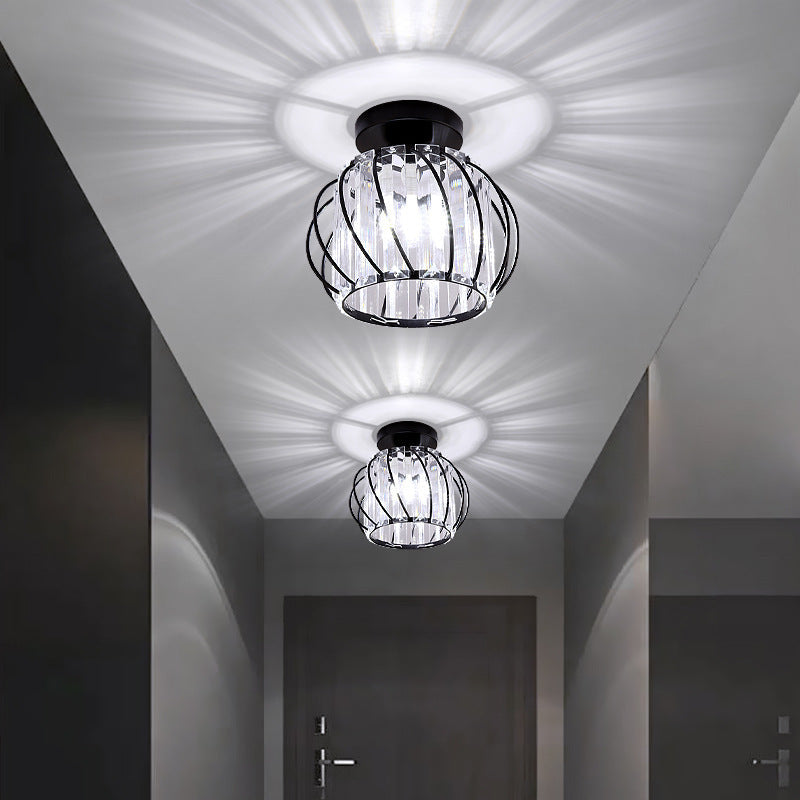 Contemporary Pumpkin Ceiling Light