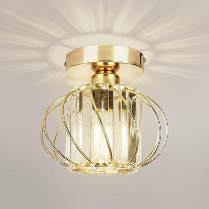 Contemporary Pumpkin Ceiling Light