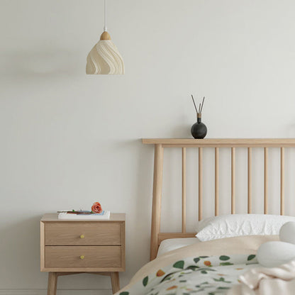 Scandinavian Disc Base Wood PLA 1-Light Wall Sconce Lamp