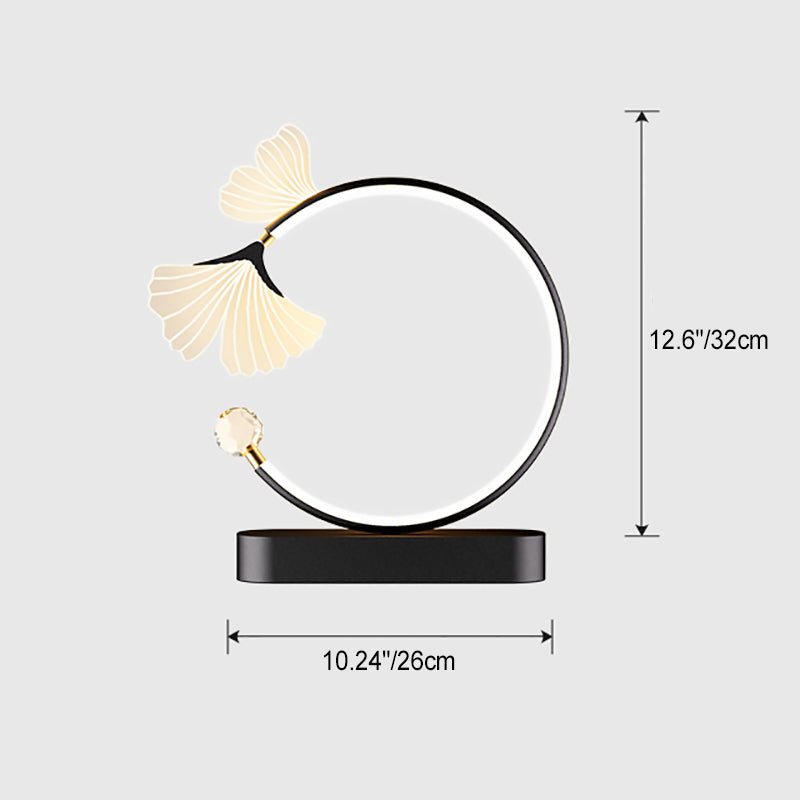 Arc Oval Base Iron Aluminum Acrylic LED Wall Sconce Lamp
