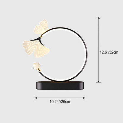 Arc Oval Base Iron Aluminum Acrylic LED Wall Sconce Lamp