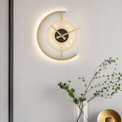 Scandinavian Semicircle Iron Acrylic LED Wall Sconce Lamp
