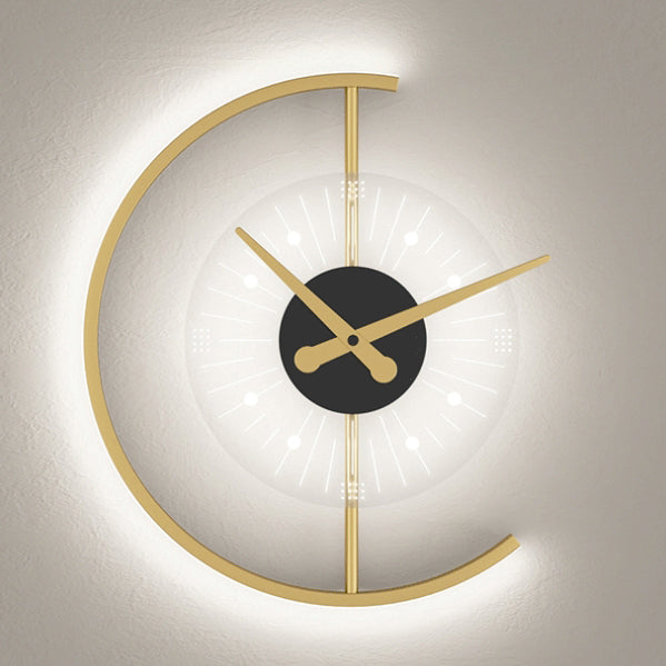 Scandinavian Semicircle Iron Acrylic LED Wall Sconce Lamp