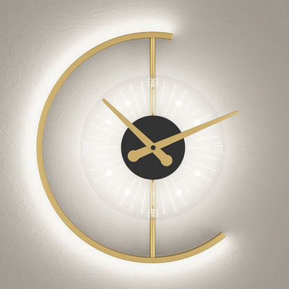 Scandinavian Semicircle Iron Acrylic LED Wall Sconce Lamp