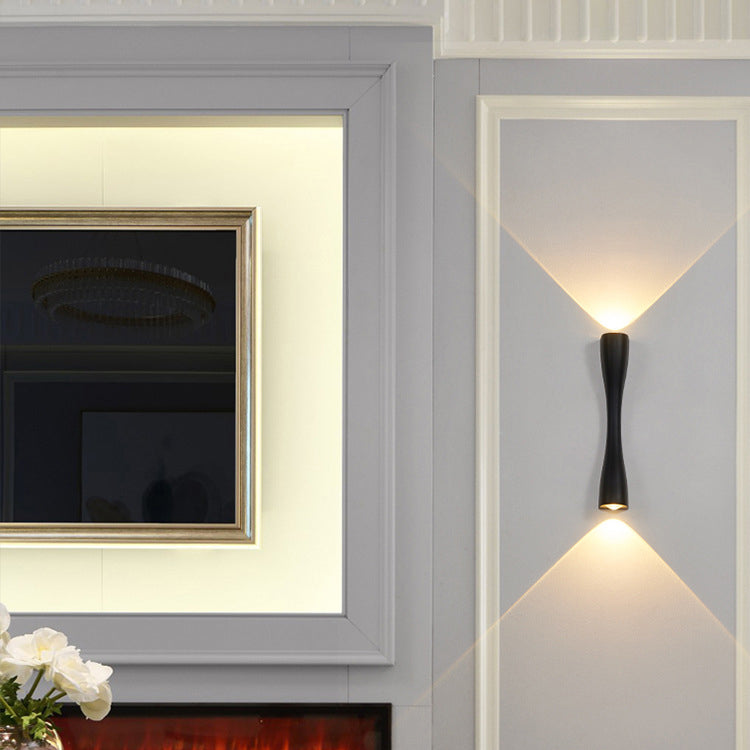 Scandinavian Dumbbell Aluminum LED Wall Sconce Lamp