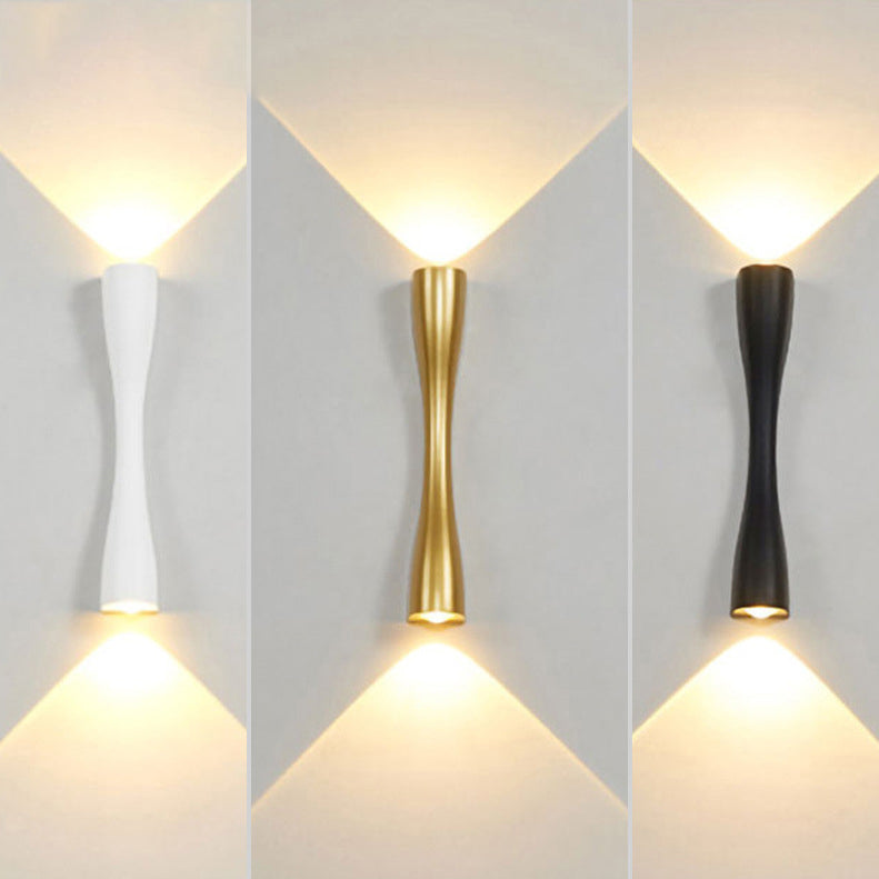 Scandinavian Dumbbell Aluminum LED Wall Sconce Lamp