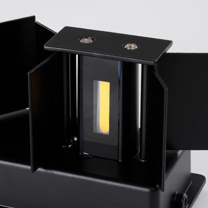 Waterproof Square Rectangular Aluminum LED Wall Sconce Lamp