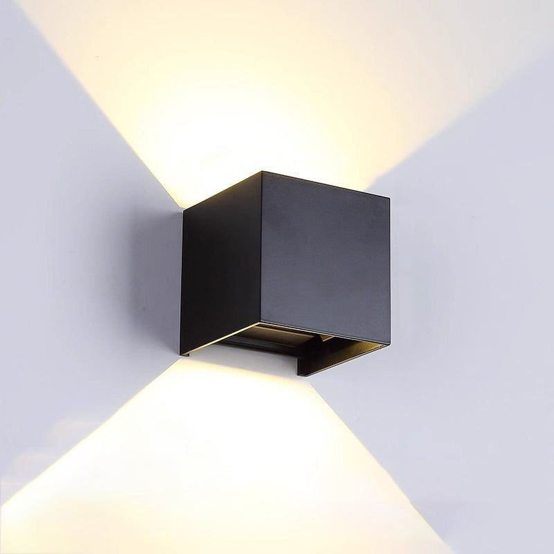 Waterproof Square Rectangular Aluminum LED Wall Sconce Lamp