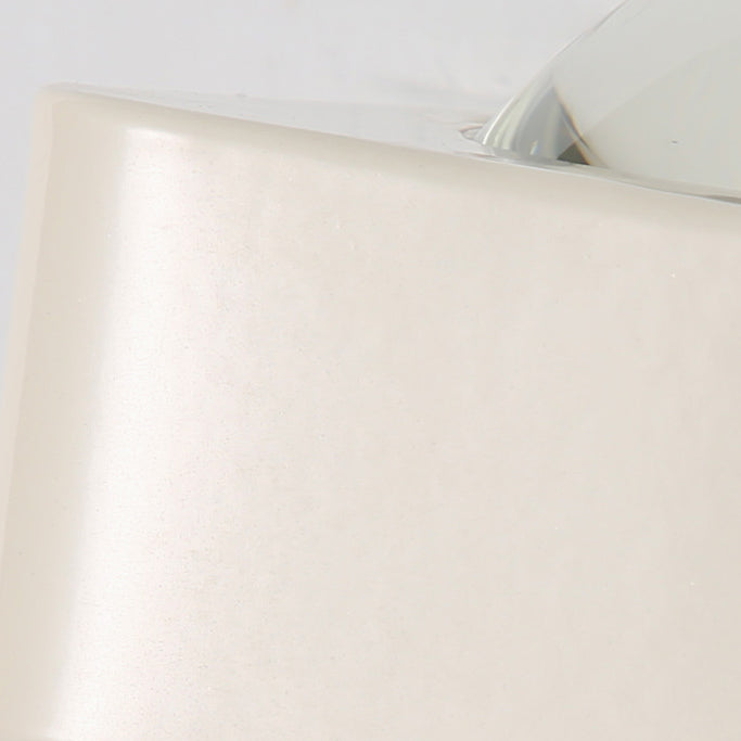 Square Edge Stainless Steel Glass LED Wall Sconce Lamp