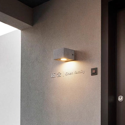 Waterproof Terrazzo Hardware LED Outdoor Wall Sconce Lamp