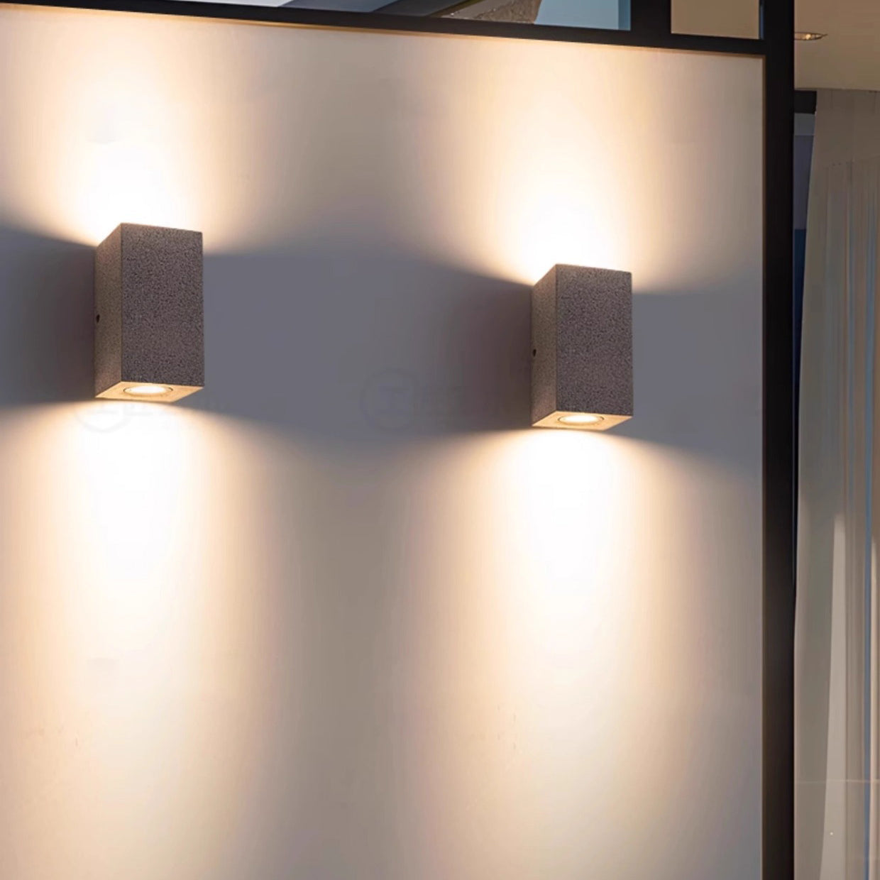 Waterproof Terrazzo Hardware LED Outdoor Wall Sconce Lamp