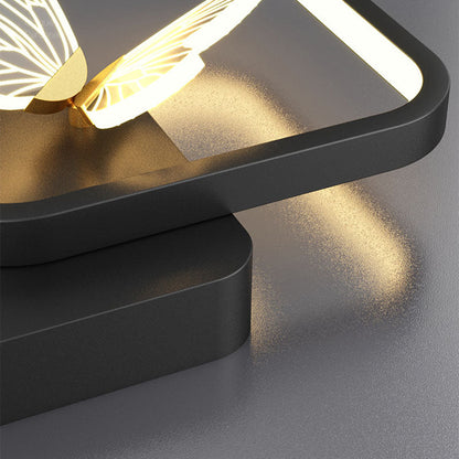 Scandinavian Iron Silicone Strip LED Wall Sconce Lamp