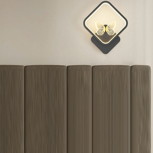 Scandinavian Iron Silicone Strip LED Wall Sconce Lamp
