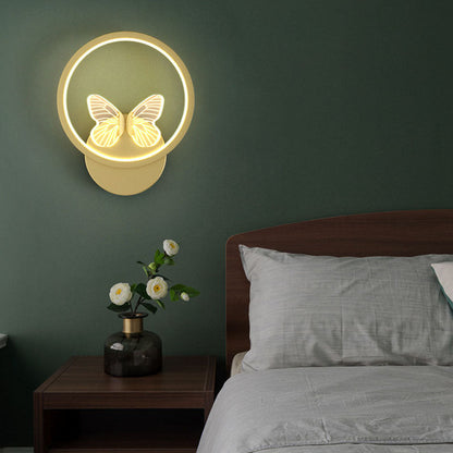 Scandinavian Iron Silicone Strip LED Wall Sconce Lamp