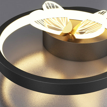 Scandinavian Iron Silicone Strip LED Wall Sconce Lamp