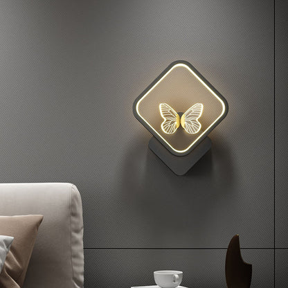 Scandinavian Iron Silicone Strip LED Wall Sconce Lamp