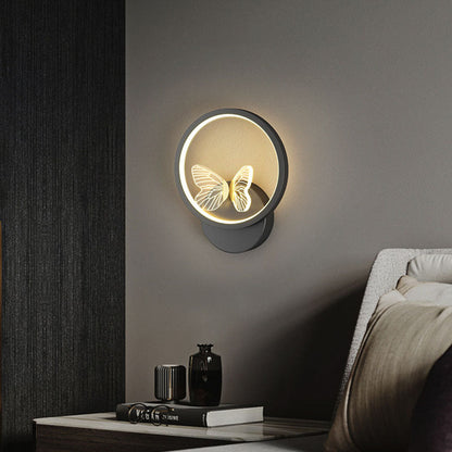 Scandinavian Iron Silicone Strip LED Wall Sconce Lamp