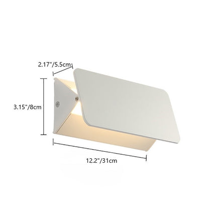 Minimalist Rectangle Triangle Aluminum LED Wall Sconce Lamp