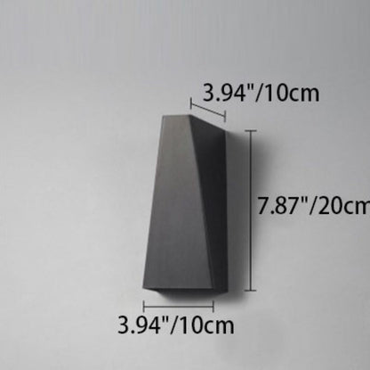 Waterproof Aluminum Die-Cast LED Outdoor Wall Sconce Lamp