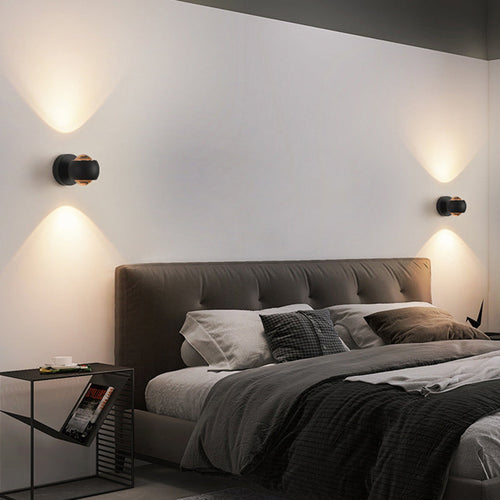 Minimalist Spherical Aluminum Glass LED Wall Sconce Lamp